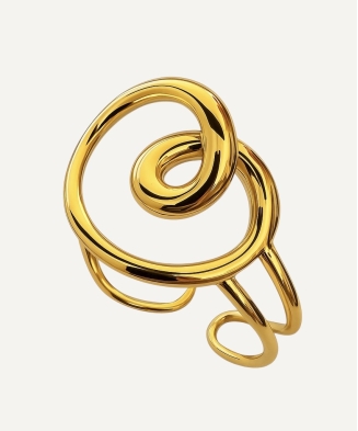 Bracelet "Eva" acier doré