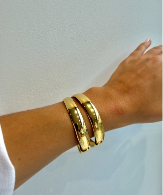 Bracelet "Victoire" acier ou acier doré