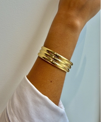 Bracelet "Noam" acier ou acier doré
