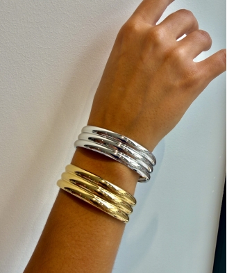 Bracelet "Noam" acier ou acier doré