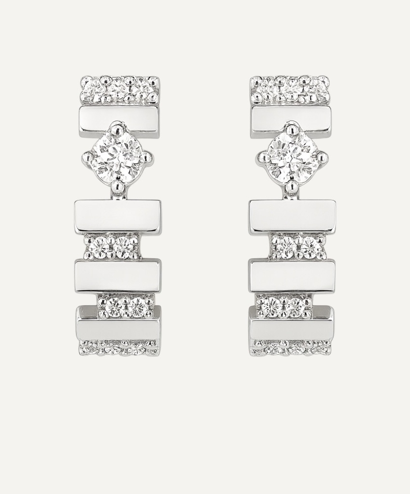 Boucles d'oreilles "Allya" Argent