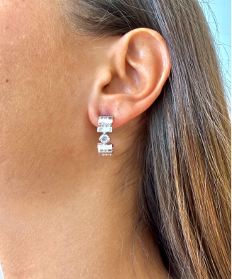 Boucles d'oreilles "Allya" Argent