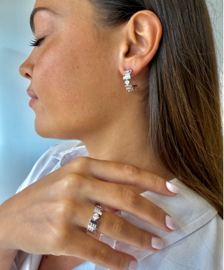 Bague "Allya" argent