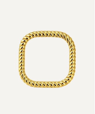 Bague "Queen" plaqué or