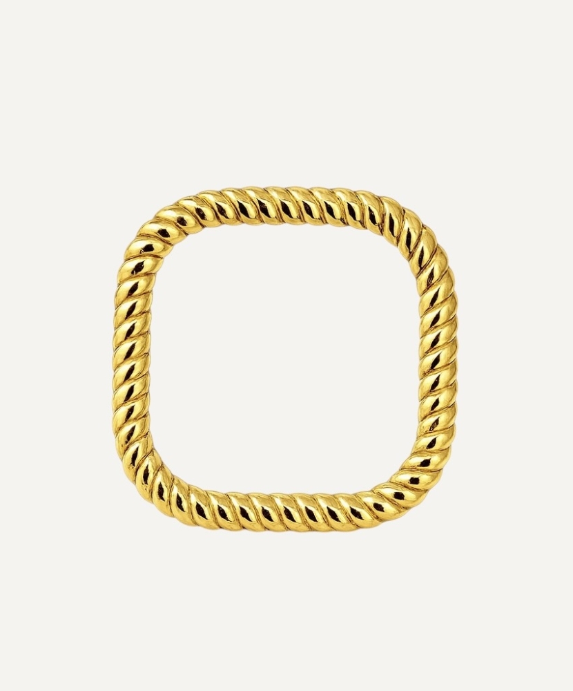 Bague "Queen" plaqué or
