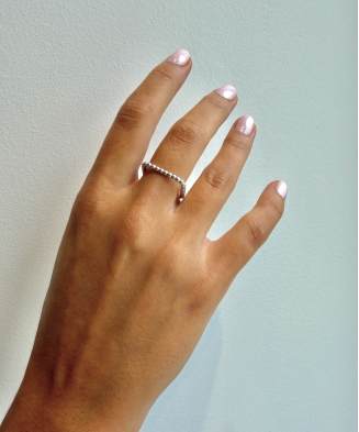 Bague "Olivia" argent