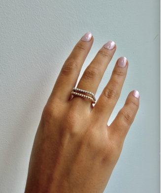 Bague "Olivia" argent