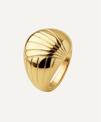 Bague "Ayline" plaqué or