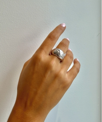 Bague "Ayline" argent
