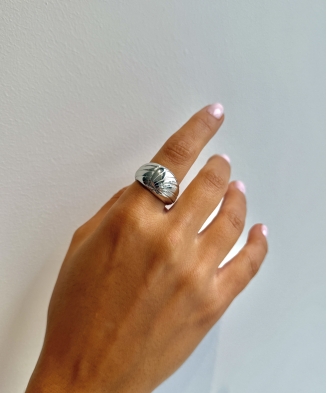 Bague "Ayline" argent