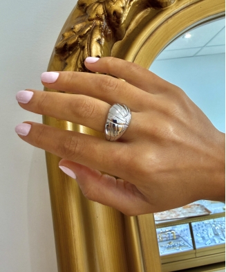 Bague "Ayline" argent