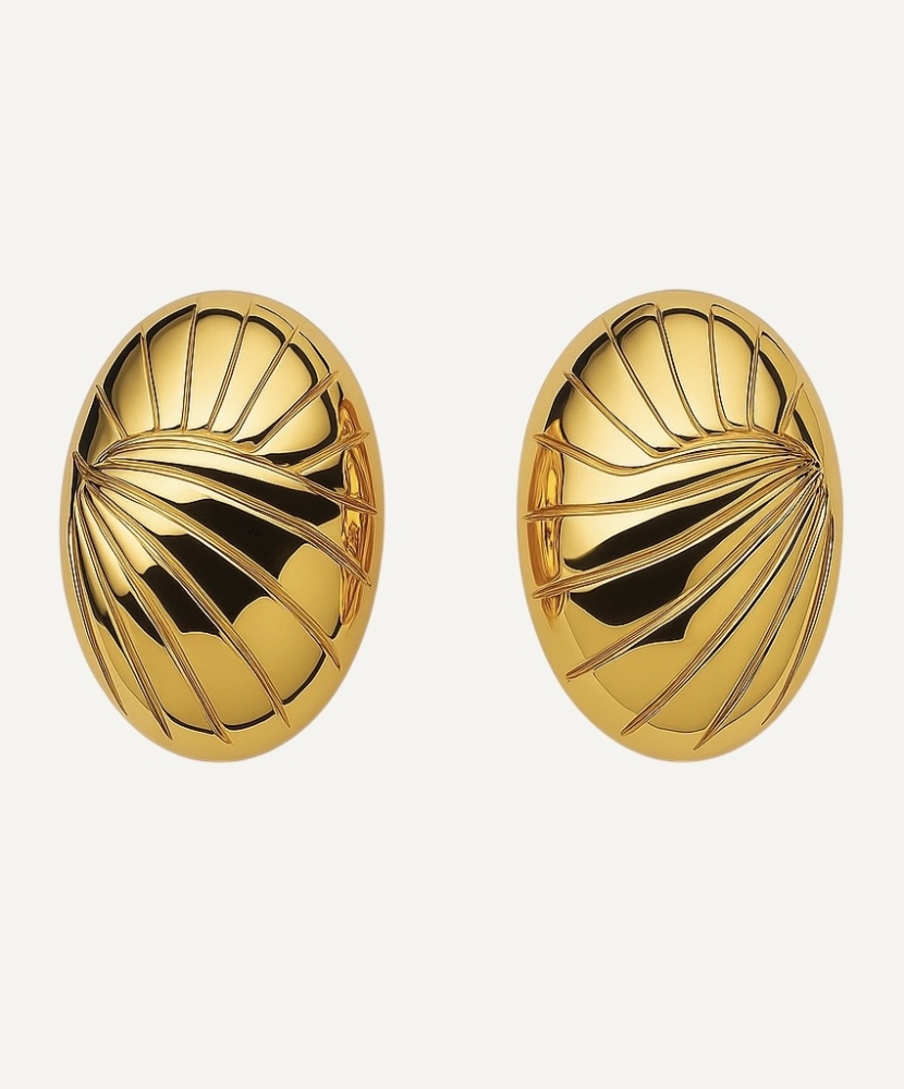 Boucles d'oreilles "Ayline" plaqué or