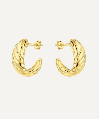 Boucles d'oreilles "Ayline" plaqué or