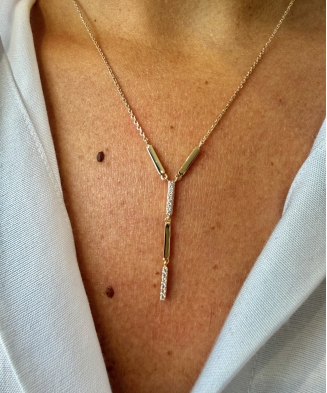 Collier " Juliette" plaqué or