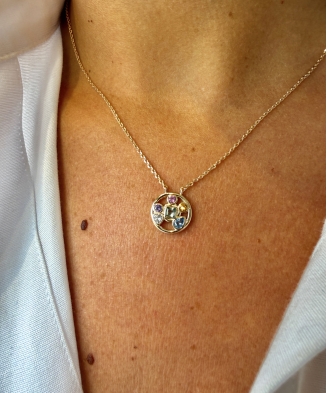 Collier " Eliza" plaqué or