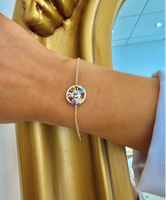 Bracelet "Eliza" plaque or