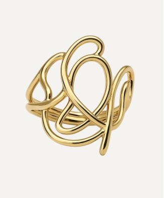 Bague "Noa" plaqué or