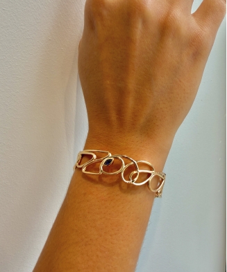 Bracelet "Mia" plaque or