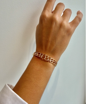 Bracelet "Noa" plaque or
