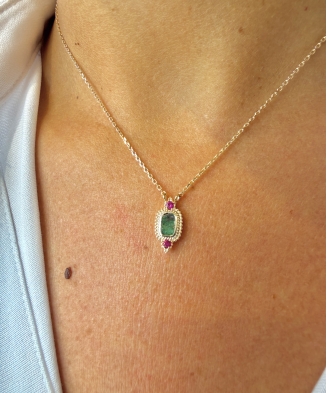 Collier " Siena" plaqué or