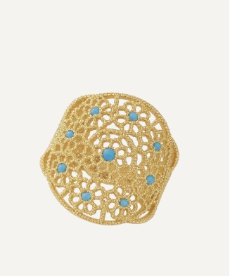 Bague "Inès" plaqué or