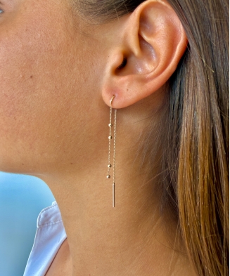 Boucles d'oreilles "Eva" plaqué or