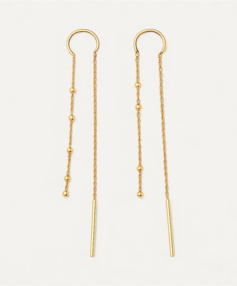 Boucles d'oreilles "Eva" plaqué or